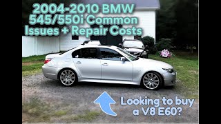 BMW E60 V8 Common Problems  Parts Required amp Cost Breakdown  545i 550i 645i 650i 750i X5 [upl. by Glaser]