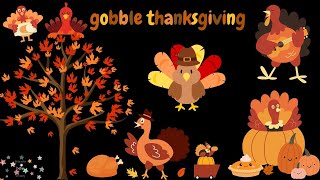 Little Star Baby Sensory  Gobble Thanksgiving thanksgiving babysensory eyetracking [upl. by Arbmat]