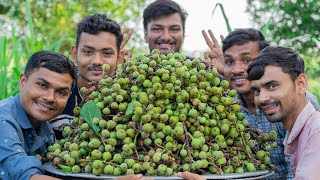 CLUSTER FIG  Umra Nu Shaak  Healthy Cluster Fig Recipe  Gular Recipe  Village Rasoi [upl. by Nauqad]