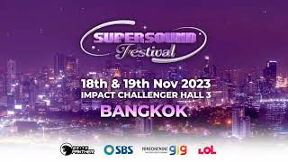 Supersound Festival 2023  2nd Lineup [upl. by Demmahom]