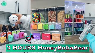 3 HOURS  HoneyBobaBear TikTok Videos 2023  New Honey Boba Bear  That Girl Tiktoks [upl. by Hoban]