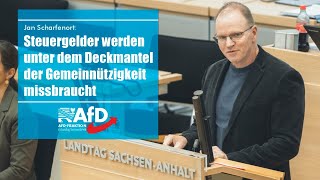 Jan Scharfenort Steuergelder werden unter dem Deckmantel der Gemeinnützigkeit missbraucht [upl. by Eiramlirpa589]