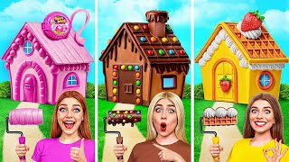 One Colored House Challenge  Prank Wars by Multi DO Smile [upl. by Anin979]