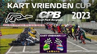 KART VRIENDEN CUP RACE 1 Circuit park berghem 4K [upl. by Isle]