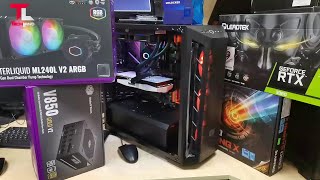 intel Core i9 11900K PC Build With Gigabyte Z590 GAMING X RTX 3060 HURRICANE  Tech Land [upl. by Ahsiekin]