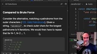 LeetCode 214 Shortest Palindrome — 48 ms [upl. by Elyn]