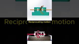 Reciprocating motion mechanic 3ddesign solidworks [upl. by Noelc]