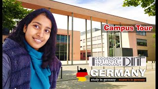 DIT Deggendorf University campus tour in Germany  THD Germany [upl. by Htelimay883]