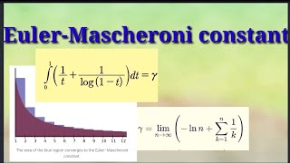 Integral representation of EulerMascheroni constant  2 [upl. by Airamas642]