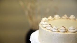 Apple Pie Spice Cake with Swiss Meringue Molasses Buttercream [upl. by Moth]