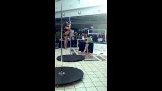 Pole Duo at Eastview Malls Rochesters Womens Magazine Expo [upl. by Frum]