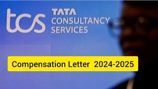 TCS Compensation Letter for 202425  TCS Salary hike  TCS appraisal  TCS D band impact tcs [upl. by Ahsenrac]