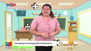 Grade 4 Math QR2 Ep16 Comparing and Arranging Decimal Numbers [upl. by Tonry]