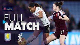 Full Match Aston Villa v Liverpool  Barclays WSL 202425 [upl. by Bel]