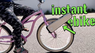 CLIP is the Worlds Quickest Ebike Conversion Kit to make Old Bikes into EBikes [upl. by Cerys155]