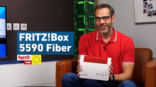 FRITZBox 5590 Fiber  Highspeed für den Glasfaseranschluss  FRITZ Talk 44 [upl. by Kulda]