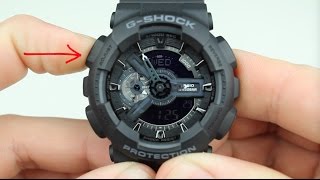 How to Change the Time on a GShock [upl. by Eilak]