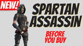 Fortnite Spartan Assassin Combos Gameplay Showcase New Skin [upl. by Vernen548]