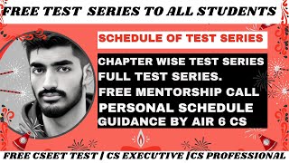 SCHEDULE OF TEST SERIES FREE TEST SERIES PERSONAL MENTORSHIP WITH AIR 6  FREE ANSWER WRITING [upl. by Cerallua]