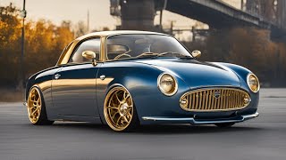 Custom Nissan Figaro Concept A Modern Twist on Retro Charm [upl. by Assilym572]