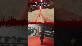 IRL Sith Lord vs Lightsaber VR Real Swordsmanship in Videogames sword shorts [upl. by Bobina249]