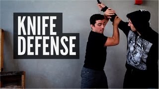 Defending Against a Knife Attack Techniques  Self Defense [upl. by Colt]