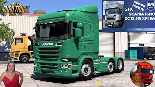 Euro Truck Simulator 2 152 AddOn SFX Scania Sound To Scania PGR by JUseeTV  DLCs amp Mods [upl. by Nelyaw162]