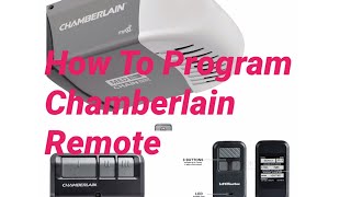 How To Program Chamberlain 956EVEVC Garage Remote Control Or Any Garage Remote Control [upl. by Milano379]