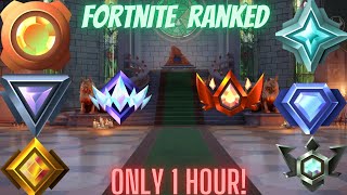 Fortnite Ranked but I get 1 hour to rank up [upl. by Gatian626]