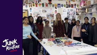 Junk Kouture x Brent Council  Alperton School Visit [upl. by Strauss410]