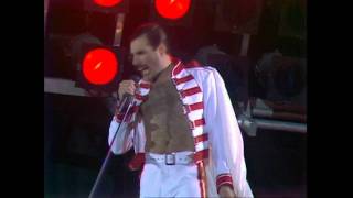 Queen  We Will Rock You Live at Wembley 11071986 [upl. by Namyaw793]