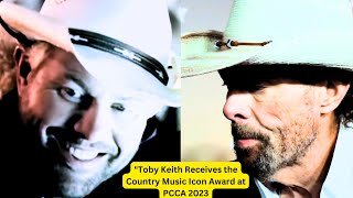 Toby Keith Receives the Country Music Icon Award at PCCA 2023 [upl. by Anirac]