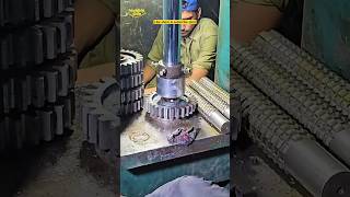 Crafting rotavator machine gears ⚙️gears manufacturing shorts [upl. by Ayhay819]