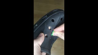 How To Insert And Remove Crocs Jibbitz Charms Correctly [upl. by Pate718]