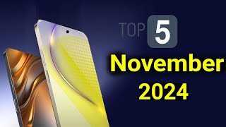 Top 5 UpComing Mobile Phones November 2024 [upl. by Deevan]