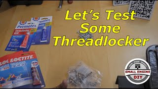 Lets test some Blue and Red Threadlocker [upl. by Lamhaj]