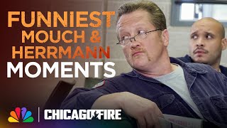 The Funniest Mouch and Herrmann Moments  Chicago Fire  NBC [upl. by Westland734]