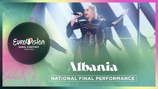 Ronela Hajati  Sekret  Albania 🇦🇱  National Final Performance  Eurovision 2022 [upl. by Nnaerb]