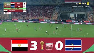 Egypte contre CapVert 30  Éliminatoires AFCON 2025  Résumé de Match [upl. by Pulchia]