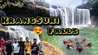 Krang Suri Falls Meghalaya Trip Day2  Krangsuri waterfall best place to visit in meghalaya  😍😍 [upl. by Irem]