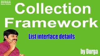 Collection Framework  List interface details [upl. by Juanne983]