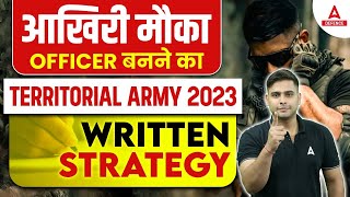 How to Prepare Territorial Army TA 2023 Exam  Territorial Army Preparation Strategy  By Atul Sir [upl. by Mag]