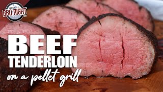 Smoke a Beef Tenderloin on a Pellet Grill  and NAIL the Perfect Doneness [upl. by Mcneely772]