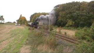 50 3708 mit einem Fotogüterzug in Langenstein [upl. by Raquela29]