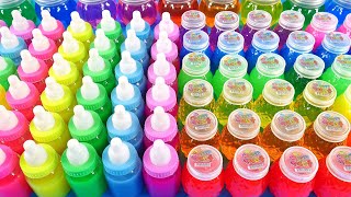 Satisfying Video l Mixing All My Slime Smoothie in Glossy Slime Pool ASMR l RainbowToyTocToc [upl. by Czarra]