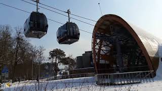 Cable car in Druskininkai Lithuania [upl. by Violette]