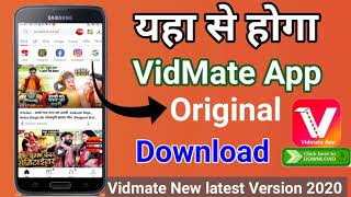 Download Original VidMate Appand Install [upl. by Viridi21]