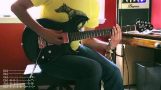 Again  Alice in Chains  Guitar Cover with Tabs [upl. by Aillicirp]