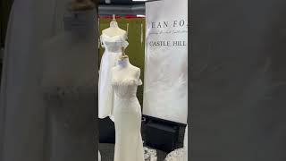 Beautiful wedding gown display by Jean Fox Bridal at Parramattas Annual WeddingExpo 2024 [upl. by Veda]