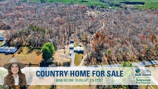 Country Home for Sale in Dunlap TN [upl. by Elleuqar]